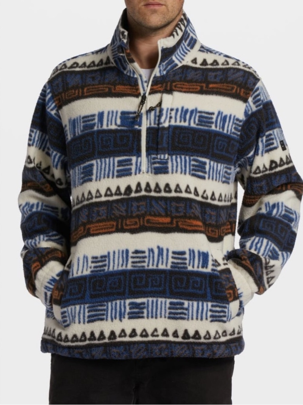 BILLABONG A/Div Boundary Mock Neck Mens Fleece Jacket  Size XL